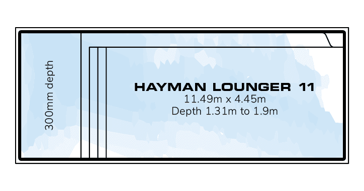 Riverina Pools — Hayman Lounger
