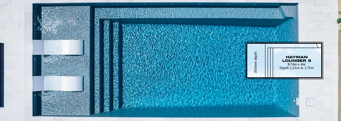 Riverina Pools — Hayman Lounger 9